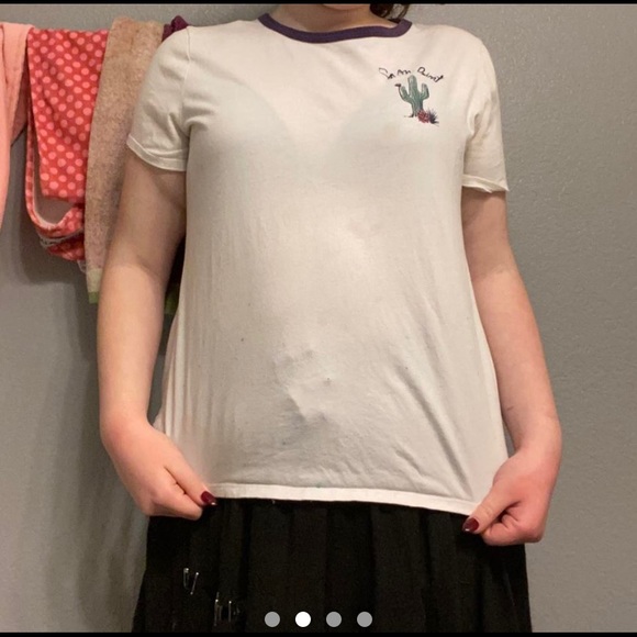 Embroidered Cactus Tee - Picture 2 of 4